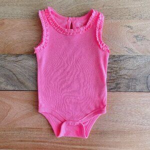 5 for $10 Joe Fresh bodysuit 3-6m pink onesie baby tank top
